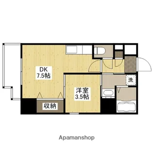 KATAYAMABLDG22【6階】の間取り