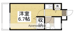 ダイアパレス昭和町【5階】の間取り