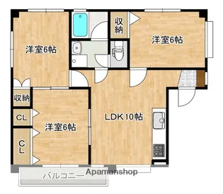 プレンヌ【1階】の間取り