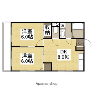 ラ フォーレ鷹【3階】の間取り