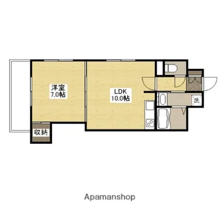 ベルパッソ平和公園【13階】の間取り