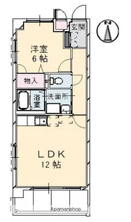 セソワ西川口【1階】の間取り