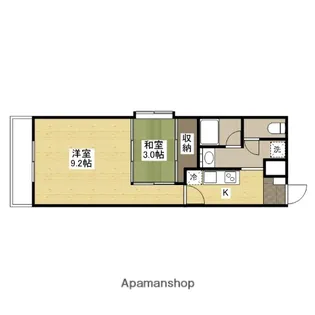 クレベール相原【301号室】の間取り