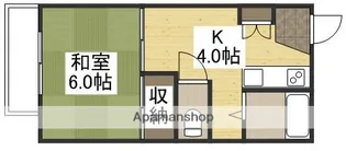 コーポ松浦 B棟【2階】の間取り