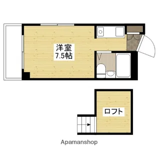 WHITE草津【3階】の間取り