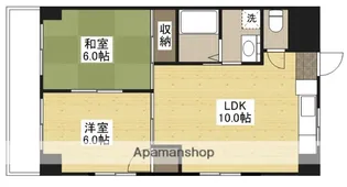 ルート大芝【10階】の間取り