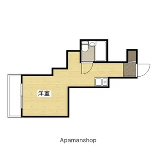 CALM東観音【5階】の間取り