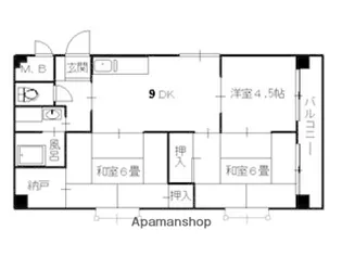 トヨシマビル【2階】の間取り
