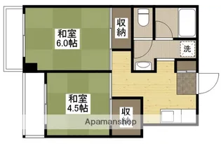 坂本ビル【4階】の間取り
