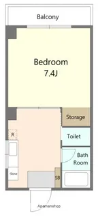山陽ビル【3階】の間取り