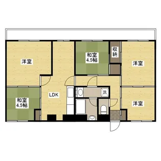 海老園春秋マンション【3階】の間取り