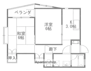 せんどうビル【304号室】の間取り