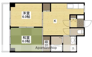 ホワイトシティ国泰寺【4階】の間取り