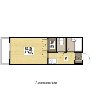 第二高松ビル【2階】の間取り
