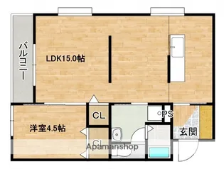 レジデンス佐々木【2階】の間取り