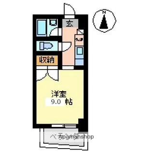 ベリーベルマンション【5階】の間取り