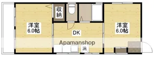 OLD BRICK BLD(旧 杉原ビル)【401号室】の間取り