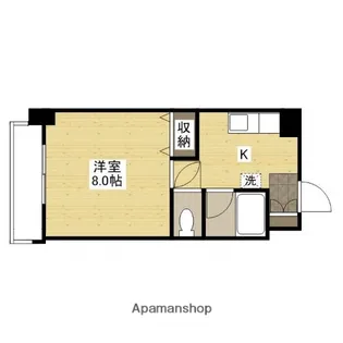 アヴァンセ中筋2【5階】の間取り
