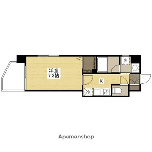 Sunsquare堺町【6階】の間取り