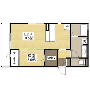 エルマーナ B棟【2階】の間取り