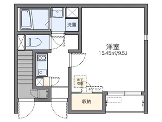 レオネクストファミーユS【101号室】の間取り