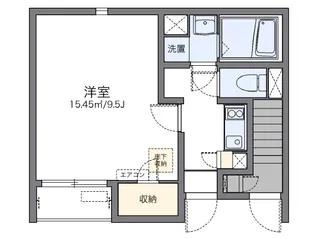 レオネクストファミーユS【102号室】の間取り