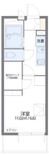 レオパレス東蟹屋【402号室】の間取り