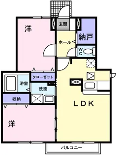 グラース大町【1階】の間取り