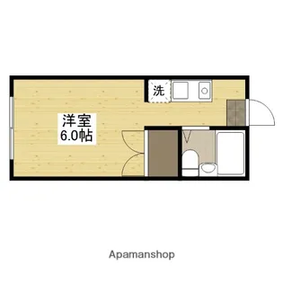第1角戸ハイツ【2階】の間取り