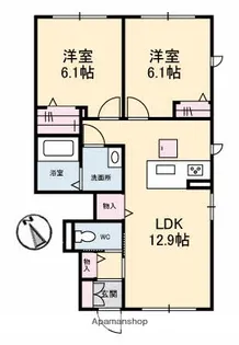 カーサ フェリーチェ【1階】の間取り