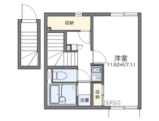 レオネクストマールフ【205号室】の間取り