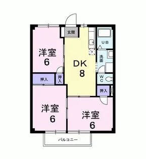 ニューシティ松田【2階】の間取り