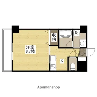 パストラーレ羽衣【8階】の間取り