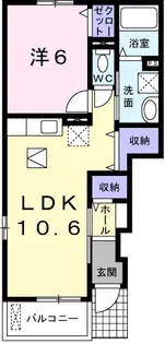 ウィステリアガーデン C【1階】の間取り