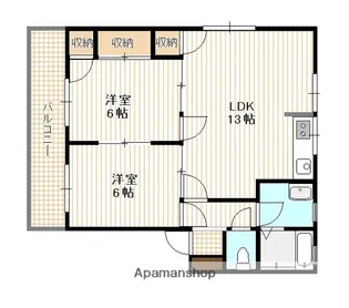 スペランツァ 6番館【1階】の間取り