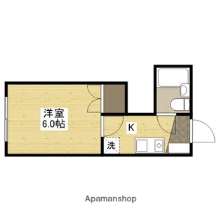 延道ビル【3階】の間取り