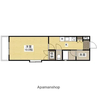 ラメール舟入【3階】の間取り