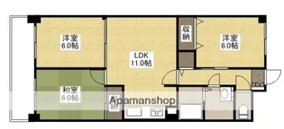 アーバン中央【3階】の間取り