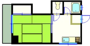 第一田万里ビル【406号室号室】の間取り