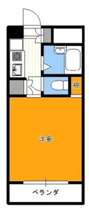 プラネットパーク牛田旭【6B号室号室】の間取り