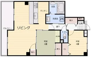 EFTー牛田東【103号室号室】の間取り