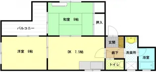 杉本ビル【401号室号室】の間取り