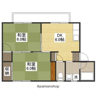 ニューハイムイワサキ【2階】の間取り