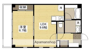 グレース愛宕【6階】の間取り