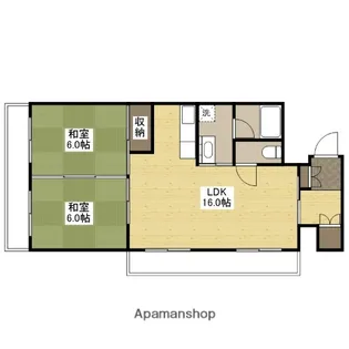 バルミー横川【13階】の間取り