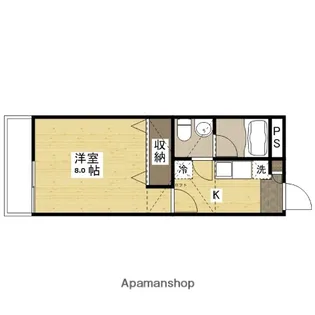 グレイス江波西【3階】の間取り