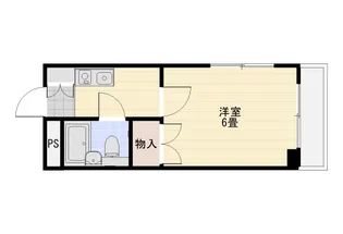西原マンション【404号室号室】の間取り