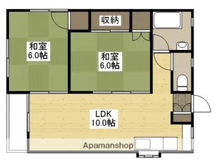木本レジデンスA【4階】の間取り