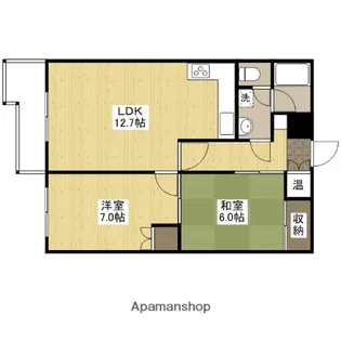 サンピア牛田 B棟【5階】の間取り