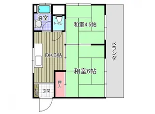 広島県広島市西区天満町【マンション】の間取り